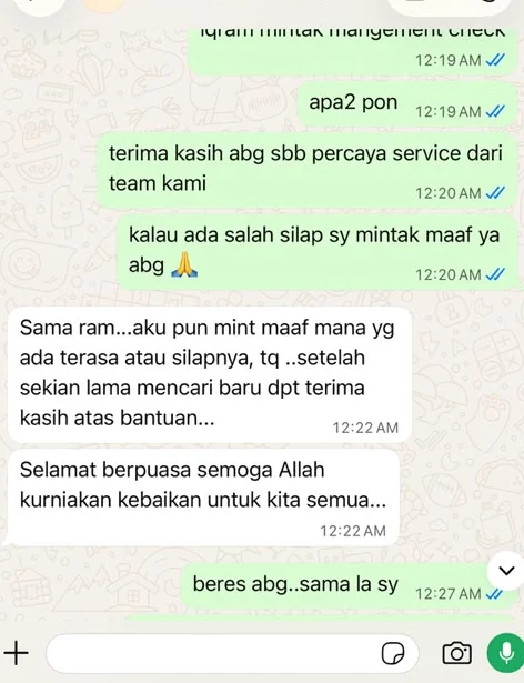 Testimoni bantuan CPL Consultant